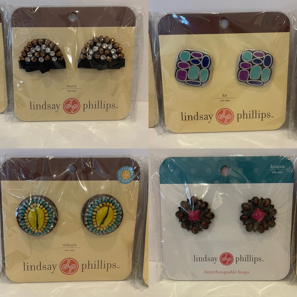 Lindsay Phillips snap shoes snaps lot of 4 NWT